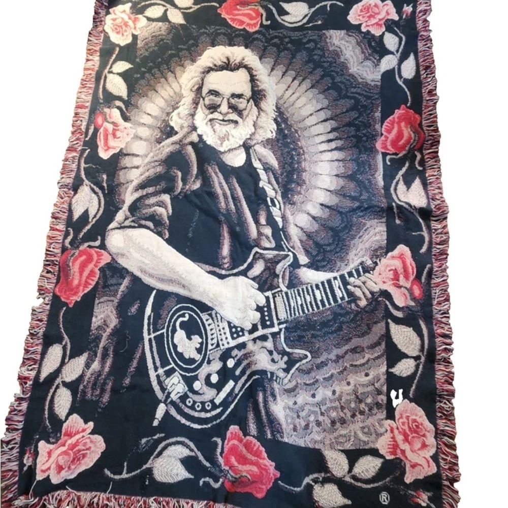 Grateful Dead Jerry Garcia Tapestry Blanket